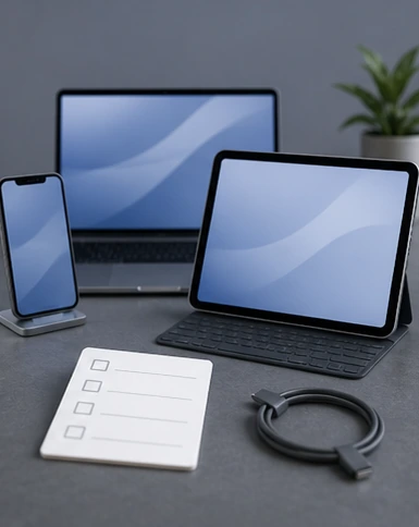 Multi-device compatibility desk